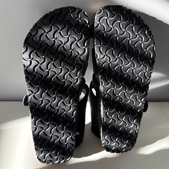 Birkenstock Papillio Phoenix Black Leather Fisherman Sandal Size 12 NWOT main image 6